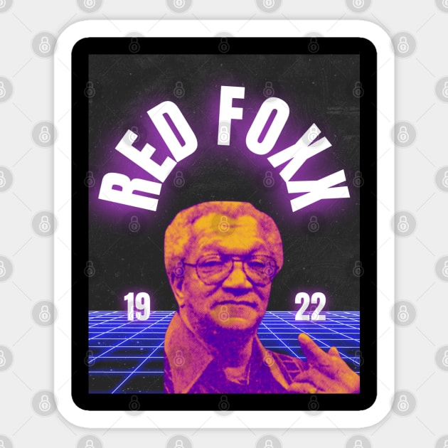 Retro Redd Foxx Sticker by Tiru Store 